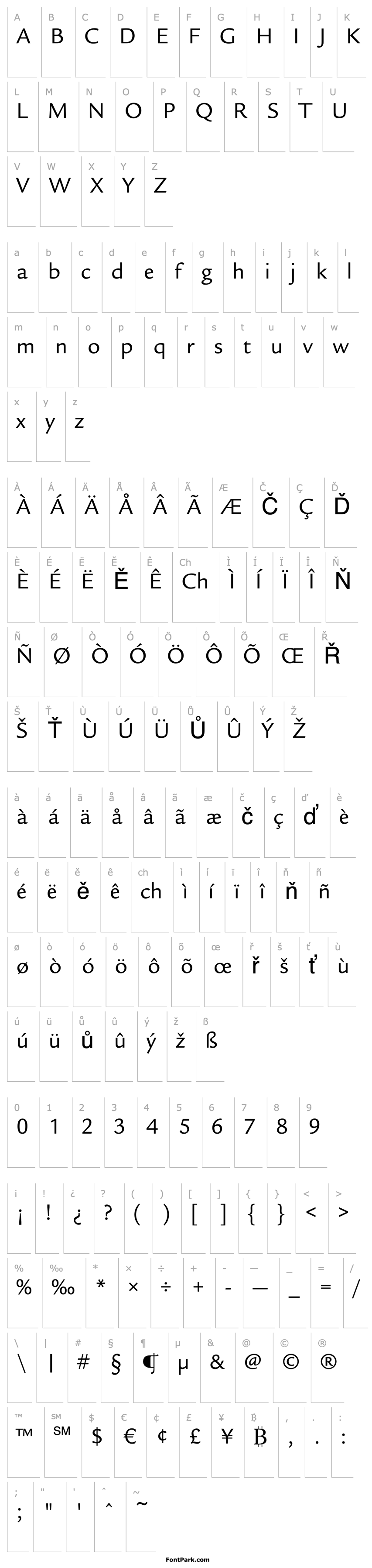 Overview Legacy Sans ITC Book