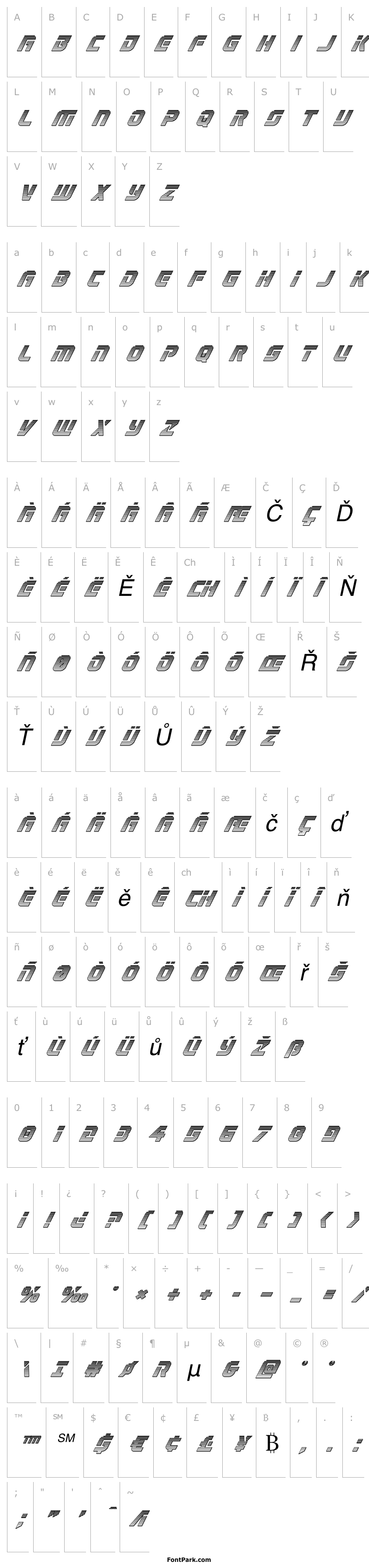 Přehled Legio Sabina Chrome Italic