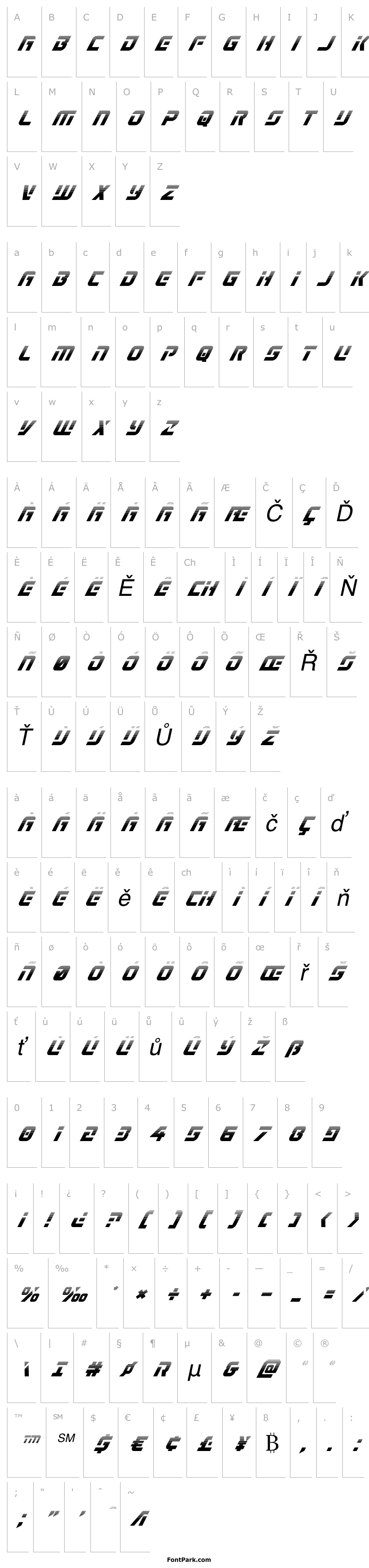 Přehled Legio Sabina Halftone Italic