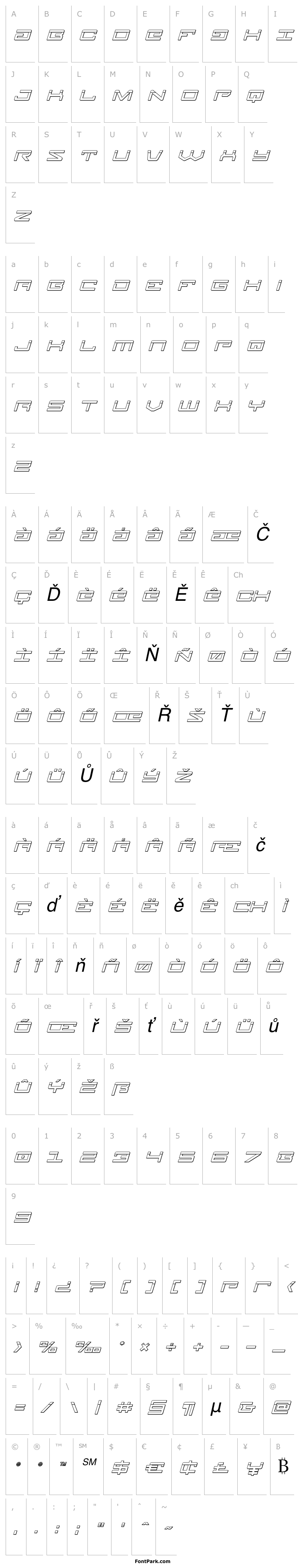 Přehled Legion Bullet Italic