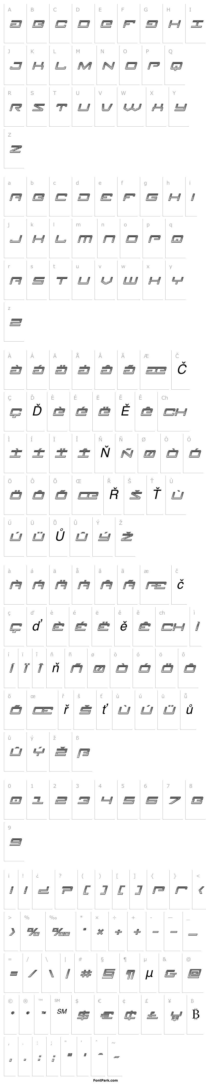 Přehled Legion Chrome Italic