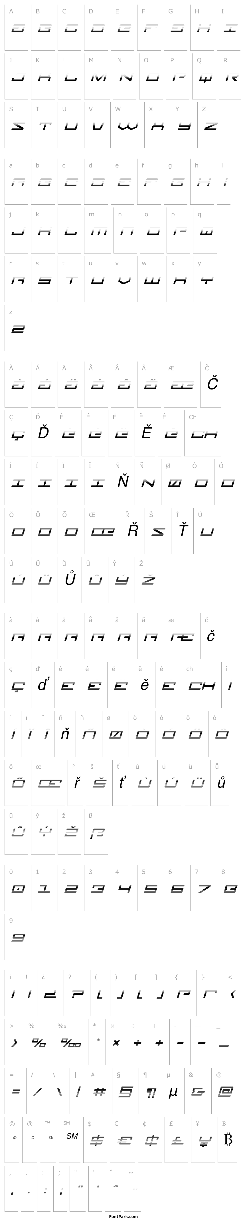 Overview Legion Gradient Italic