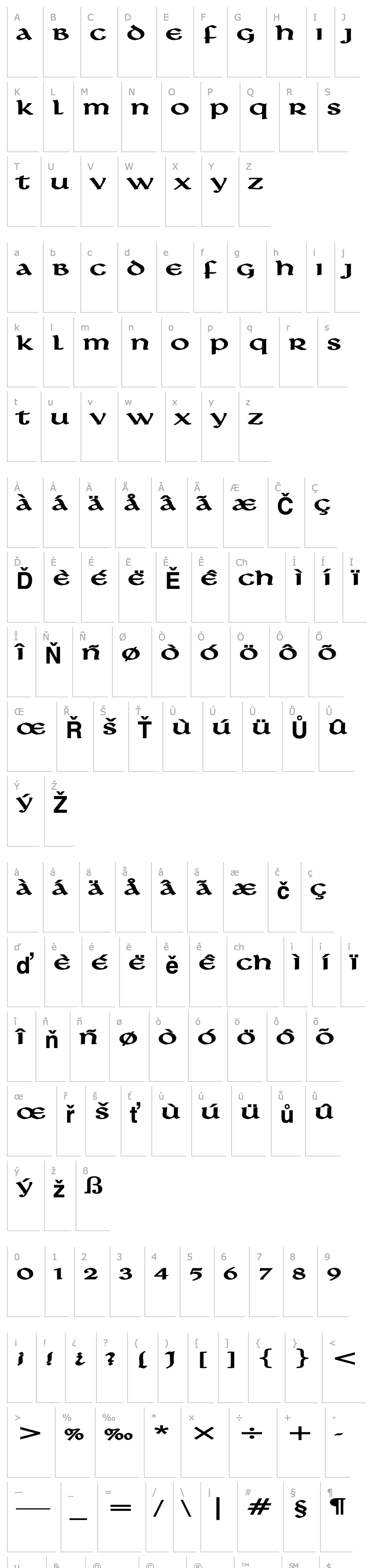 Overview Leo Extended Bold