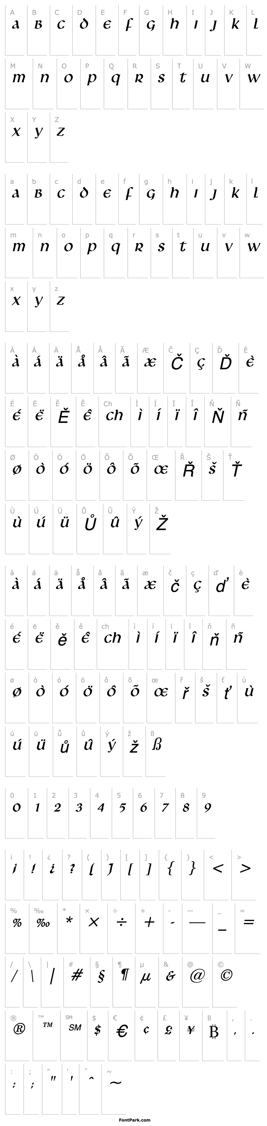 Přehled Leo Italic