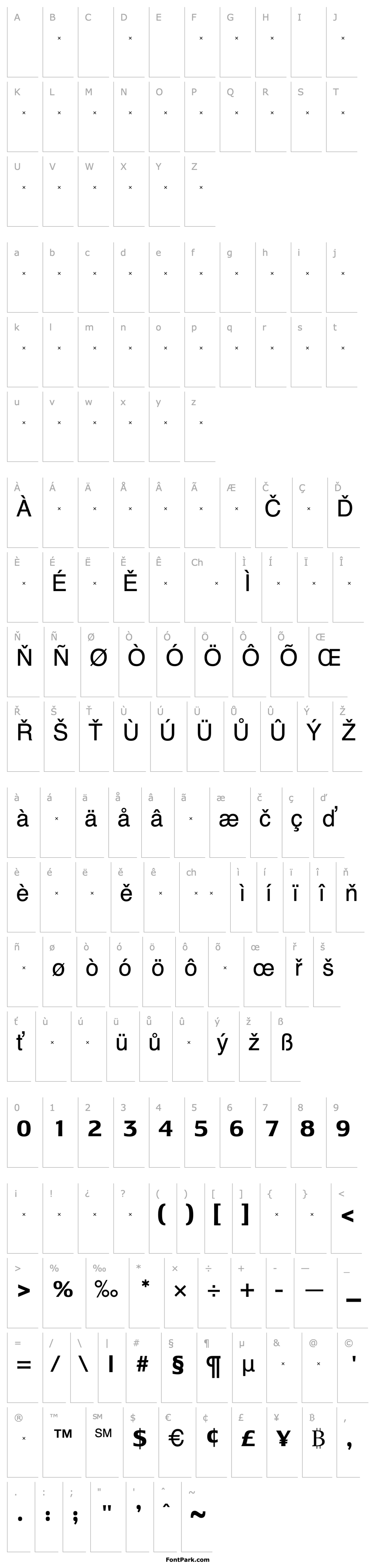 Overview LesmoreBoldTab