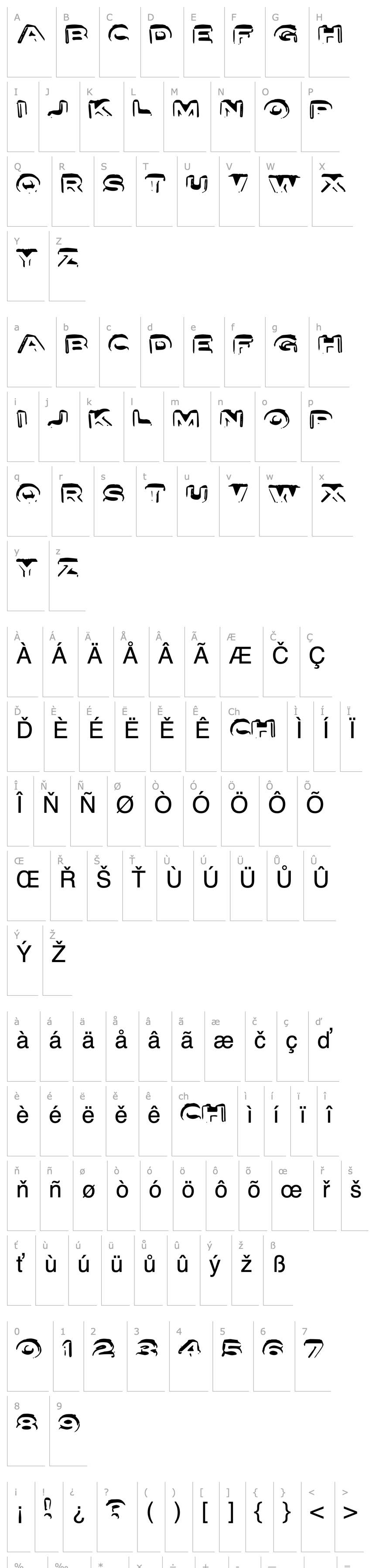 Přehled Letter Set A