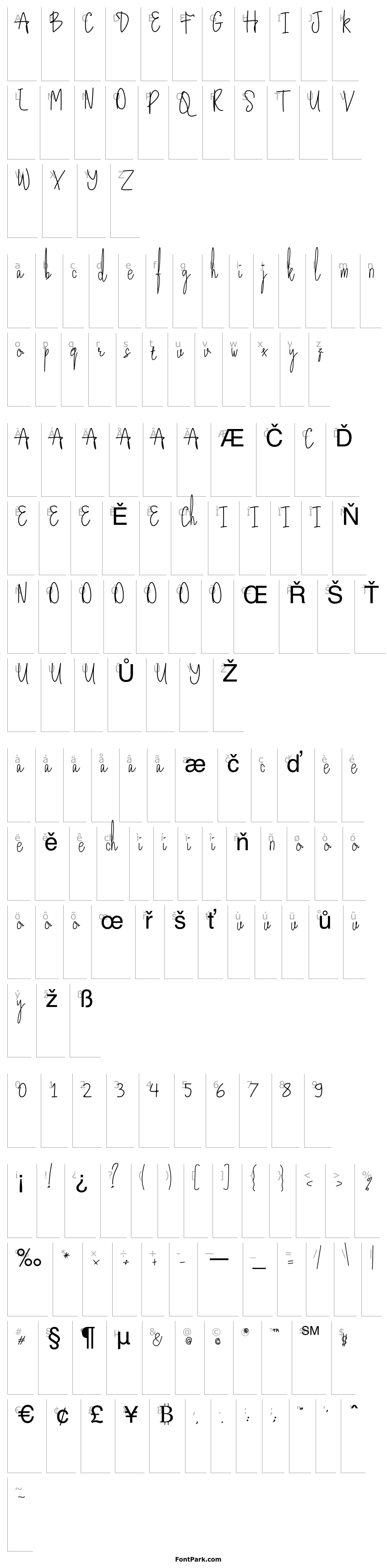 Overview Lettered