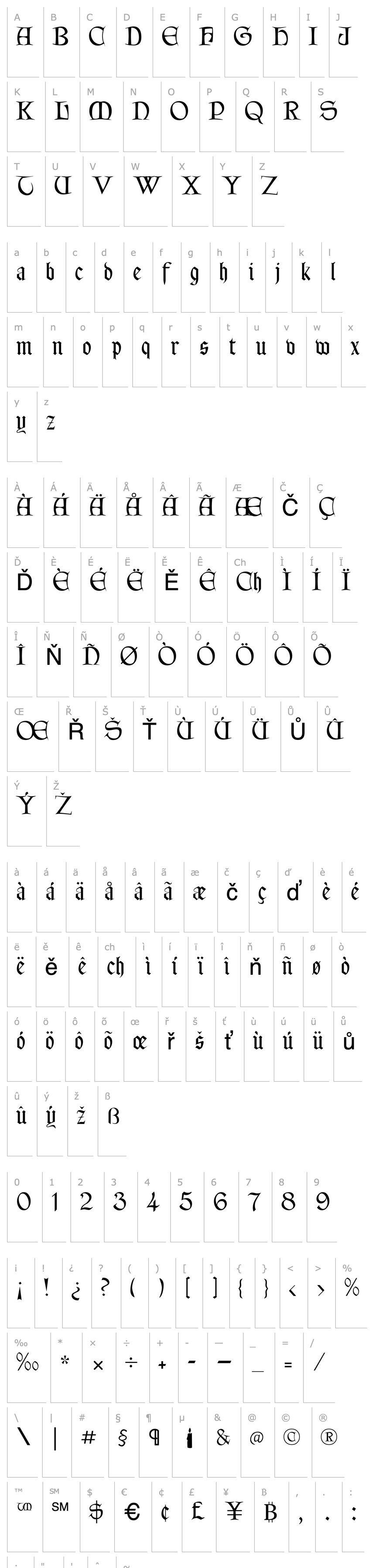 Overview Lettergical