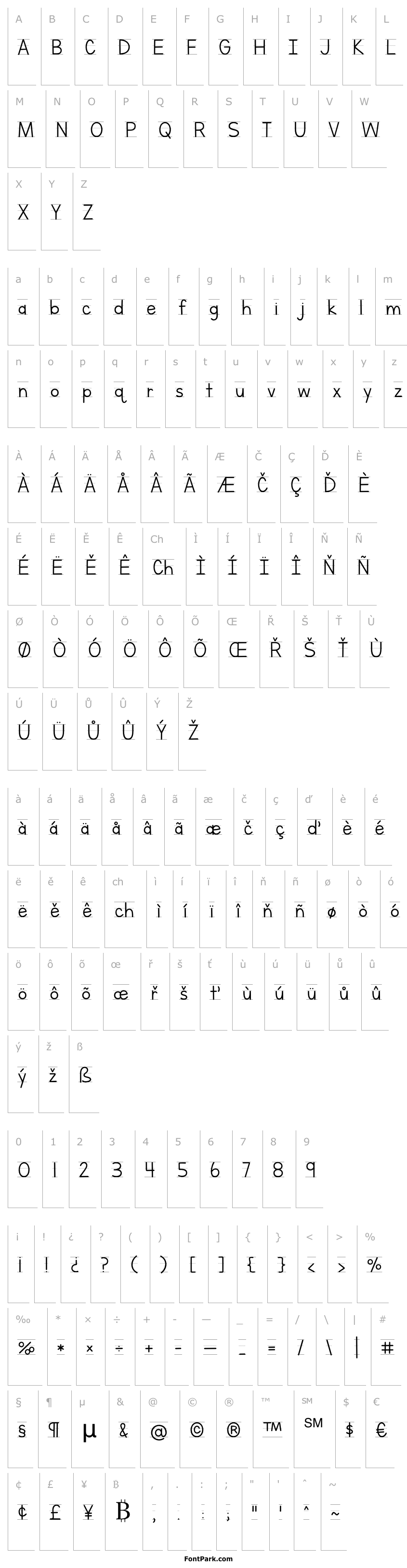 Přehled Letters for Learners Lined