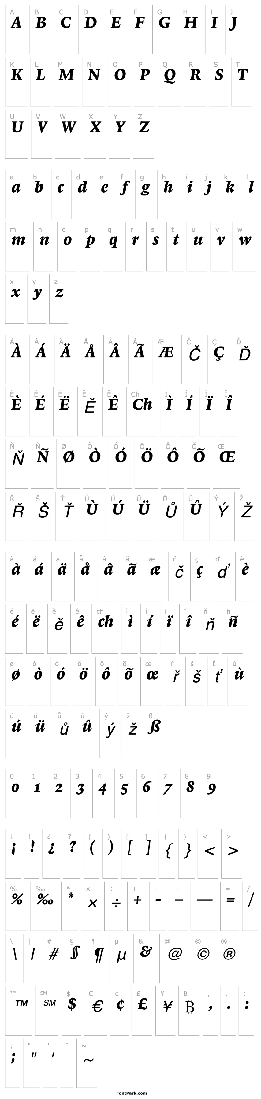 Overview Lexicon No1 Italic E Med