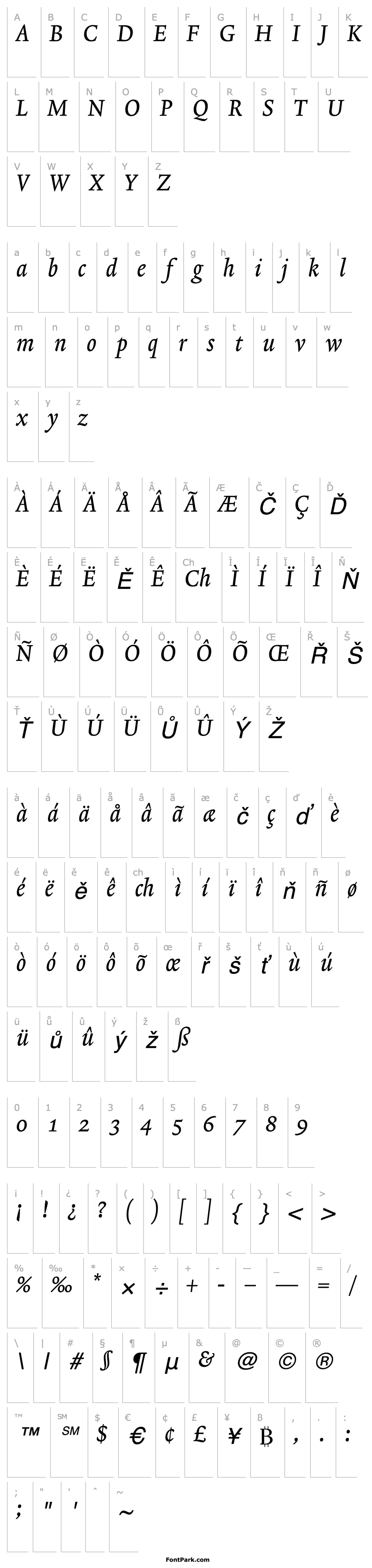 Přehled Lexicon No2 Italic A Med