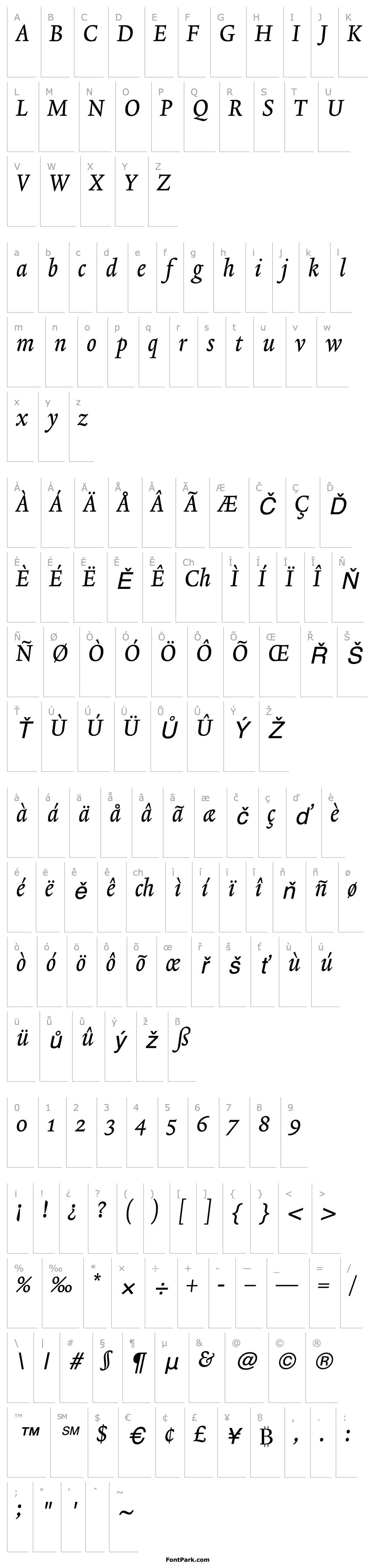 Přehled Lexicon No2 Italic A Txt