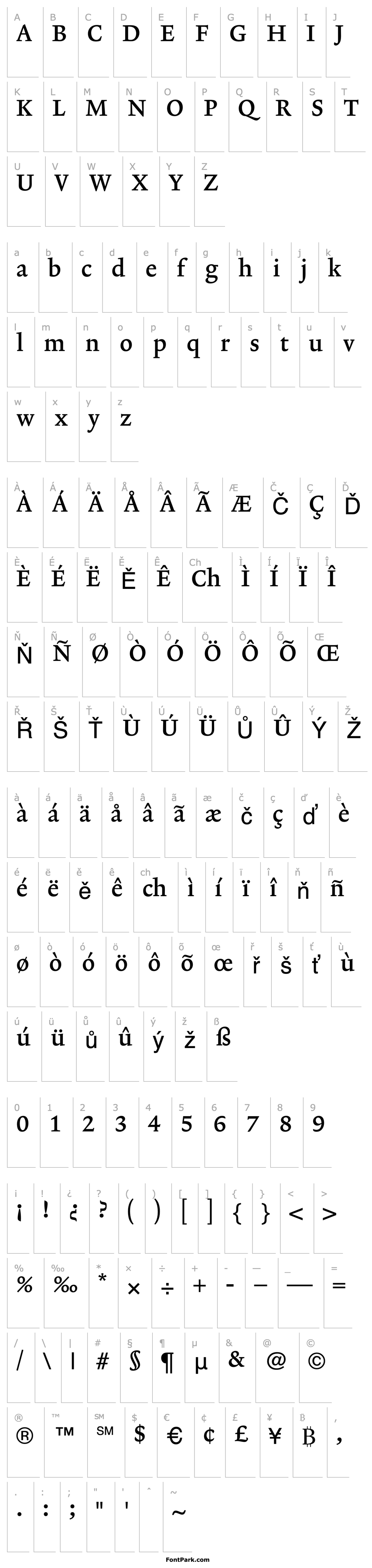 Přehled Lexicon No2 Roman B Tab