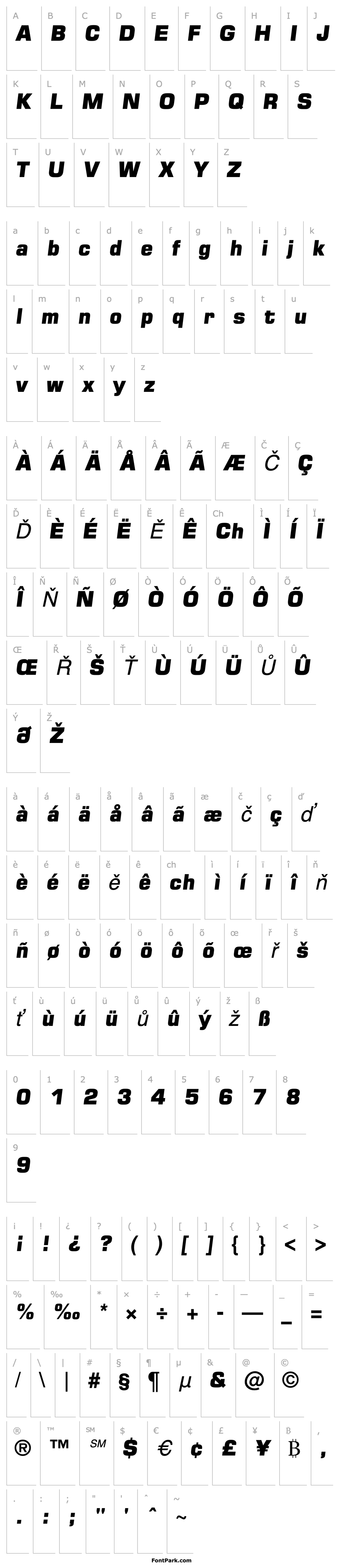 Overview LHF Full Block Italic