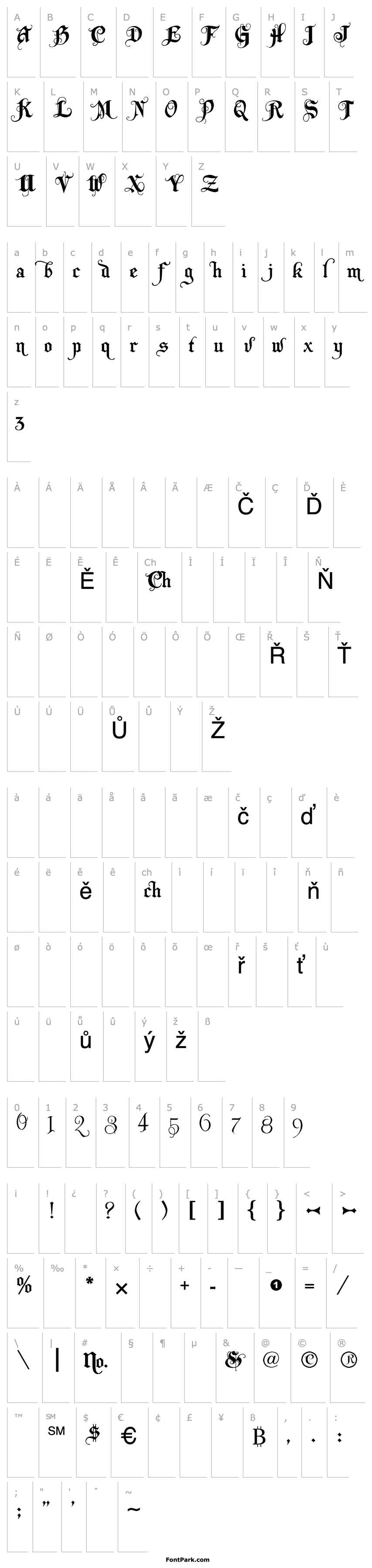 Přehled LHF Monogram English