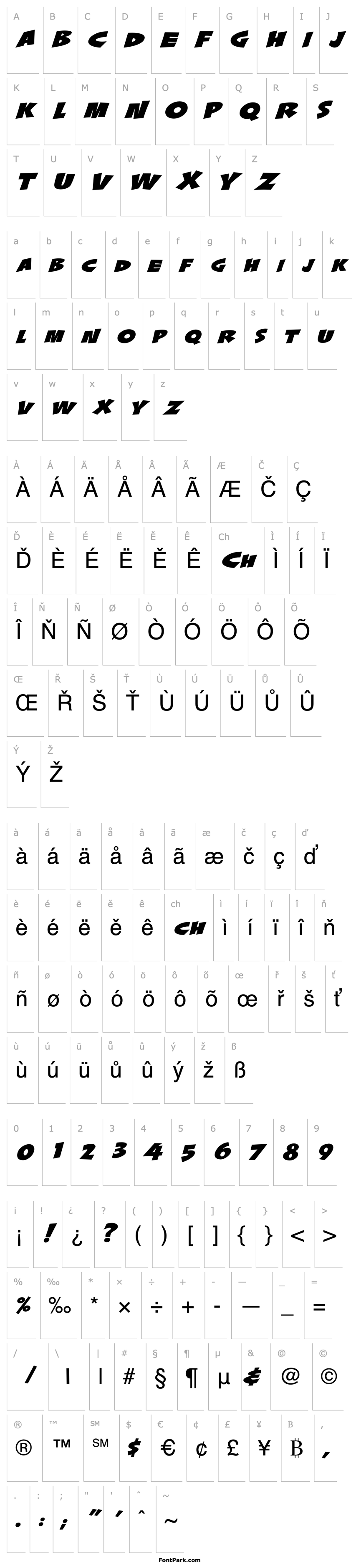 Overview LHF Splash Italic