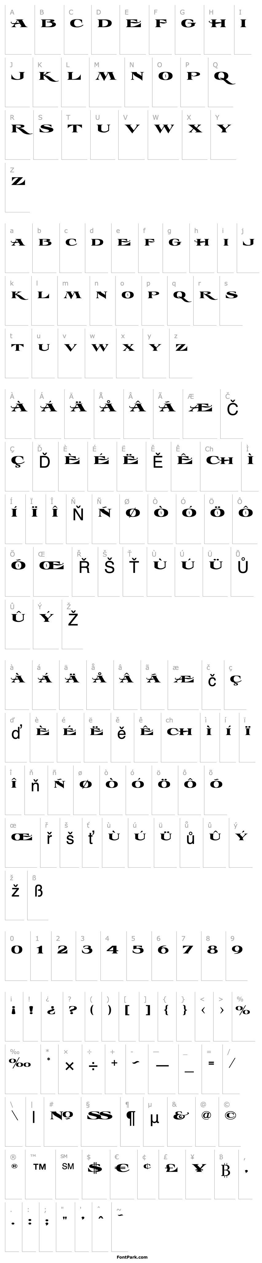 Overview LHFEsoteric3REG