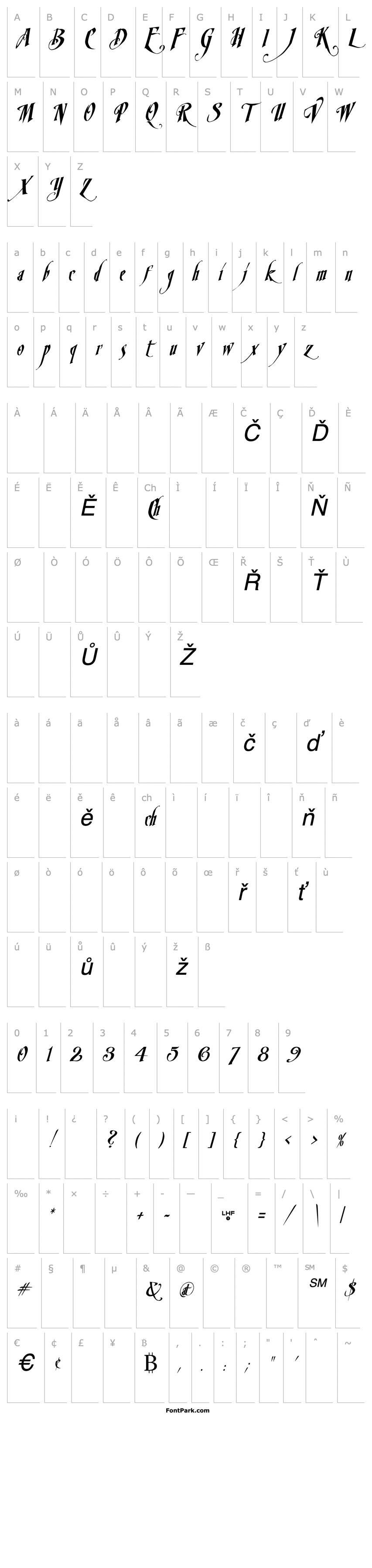 Overview LHFMirage Italic