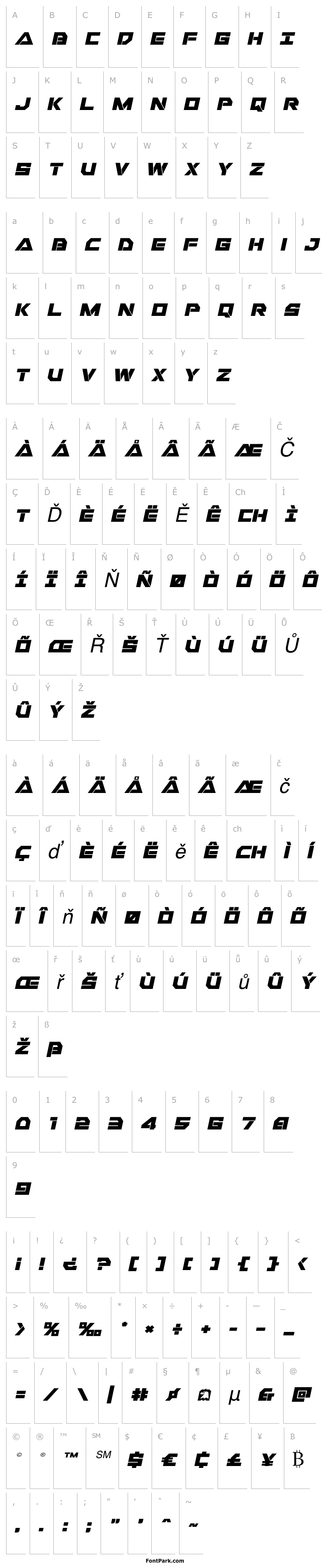 Overview Liberty Island Expanded Italic