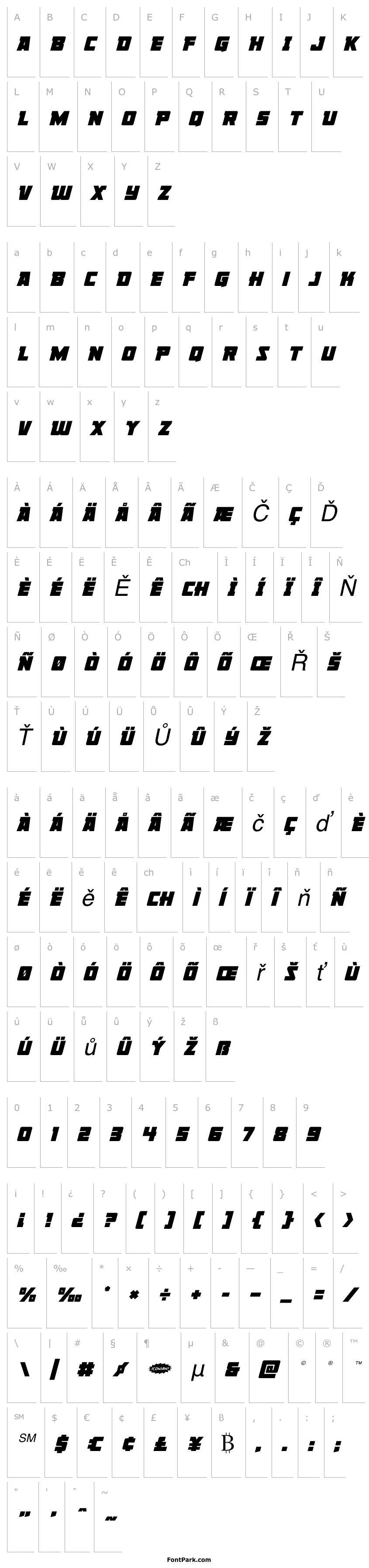 Přehled Liberty Legion Italic