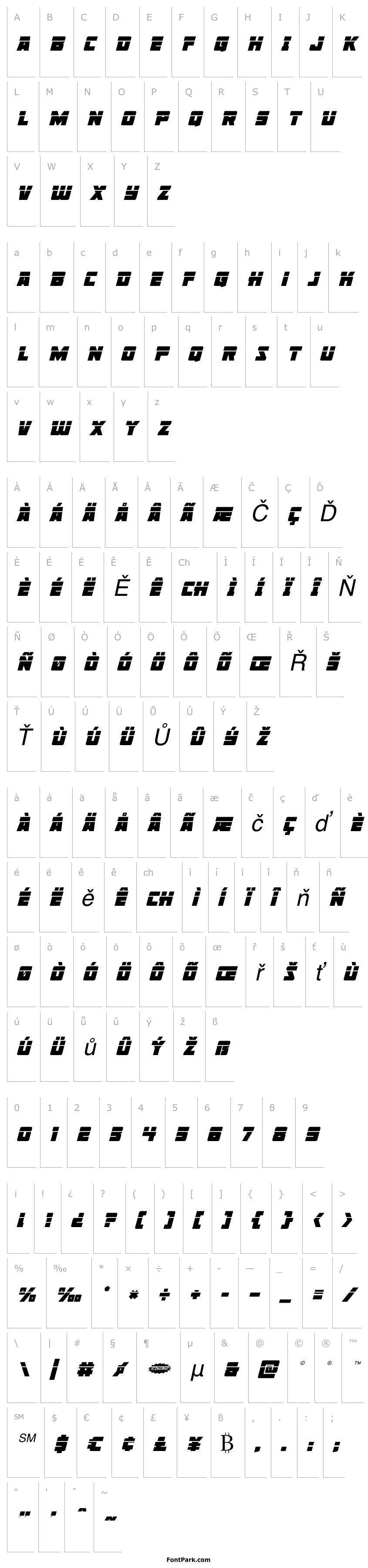 Overview Liberty Legion Laser Italic