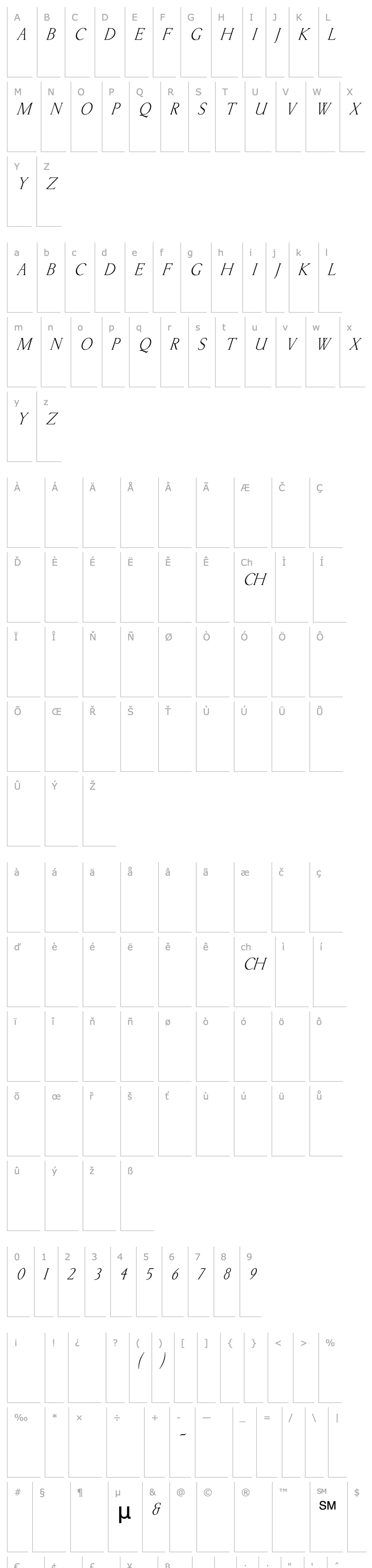 Overview Lichtner-Italic