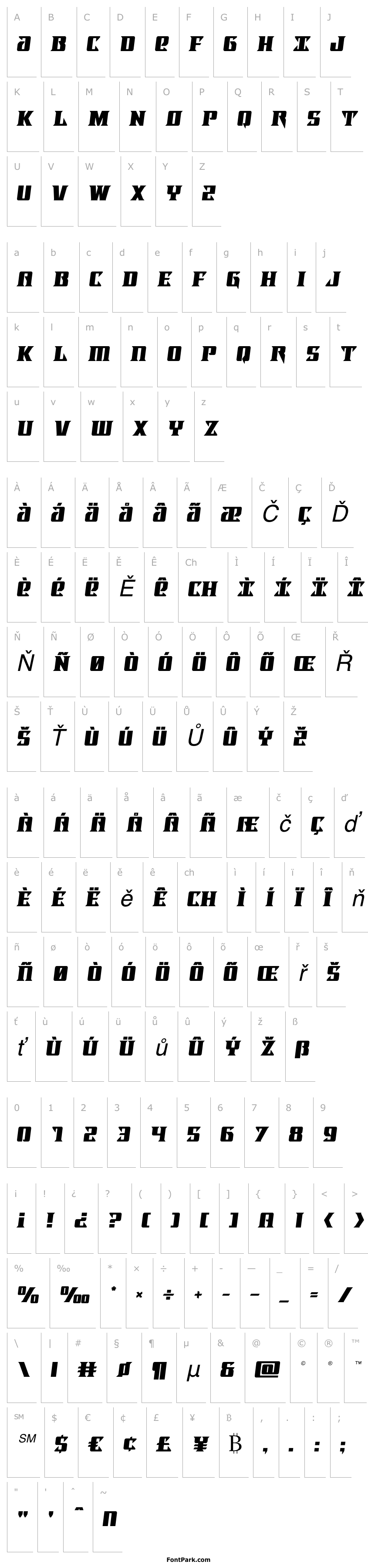 Přehled Lifeforce Semi-Italic