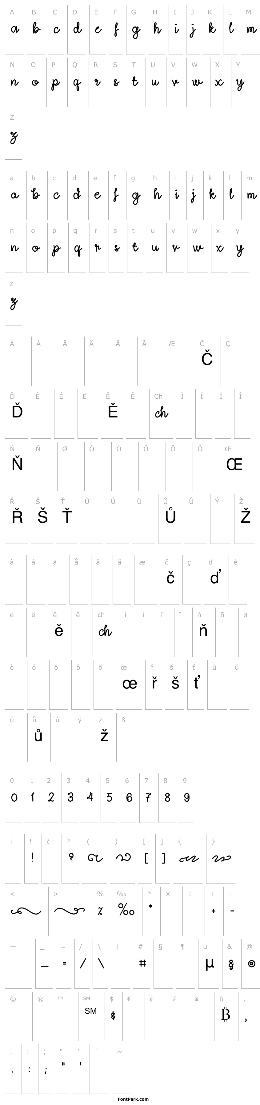 Přehled Lightheart Script Regular