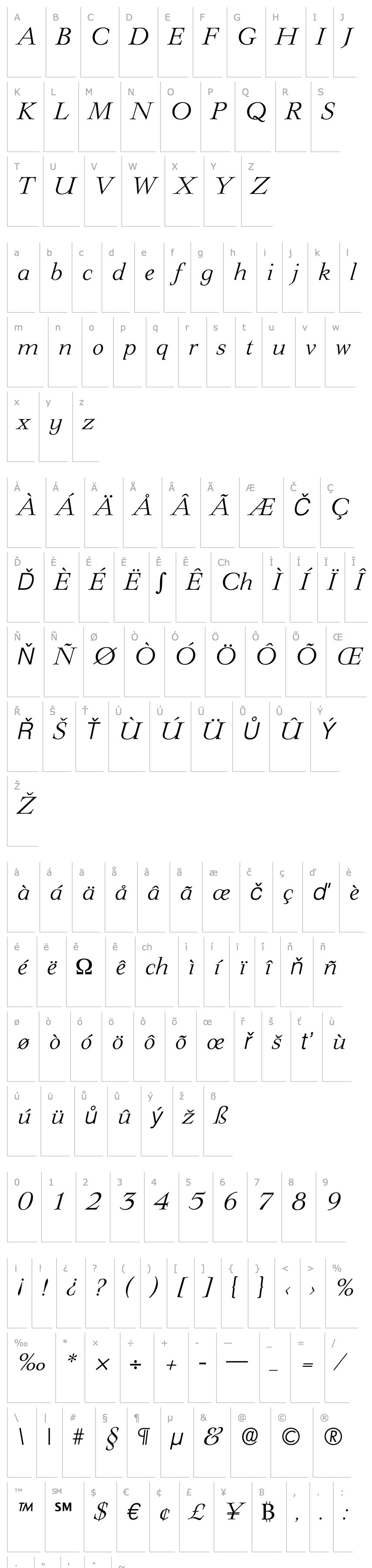 Overview Lingwood-Serial-Light-RegularItalic