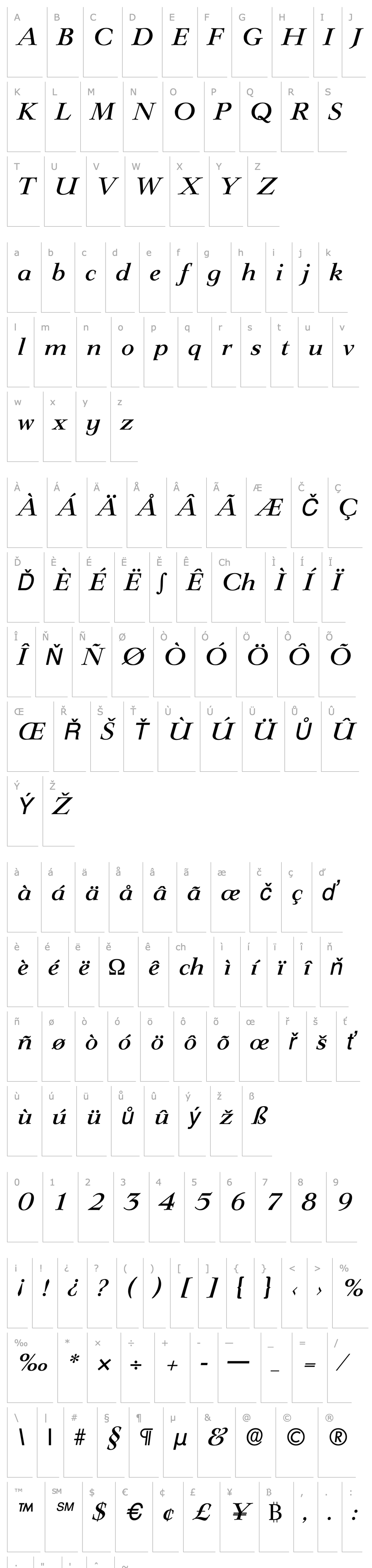 Přehled Lingwood-Serial-Medium-RegularItalic