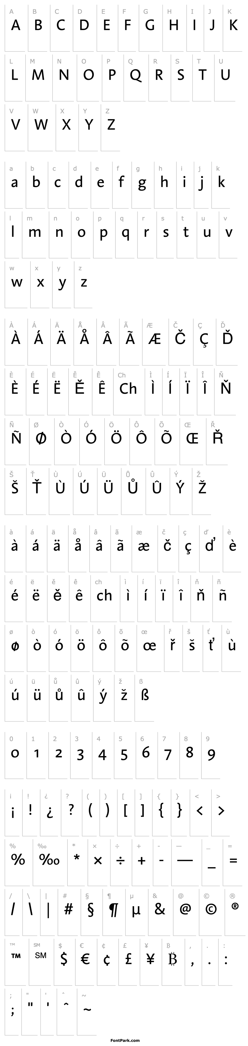 Overview Linotype Aroma