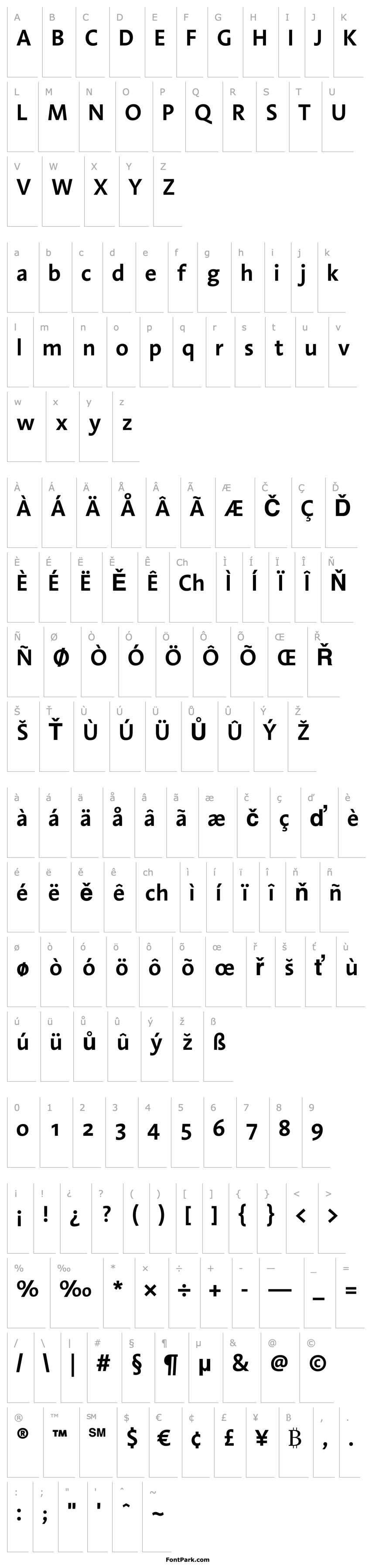 Overview Linotype Aroma Semibold