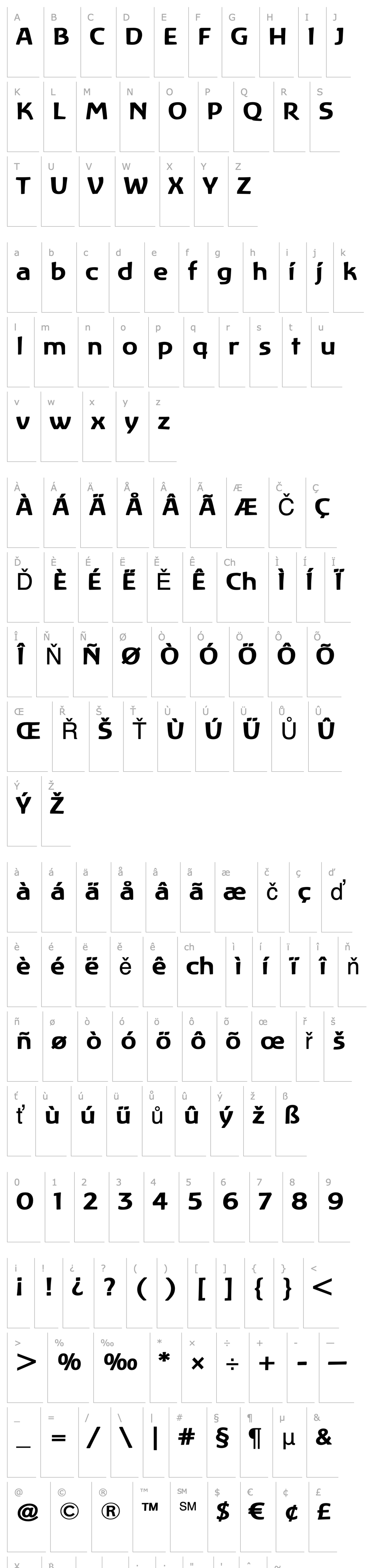 Overview Linotype Atlantis Bold