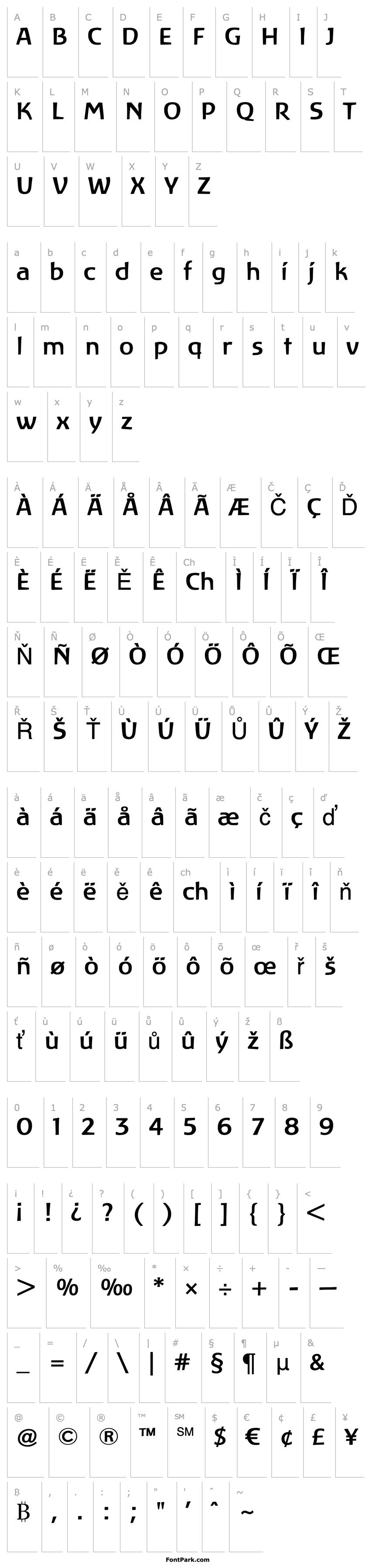 Overview Linotype Atlantis Medium