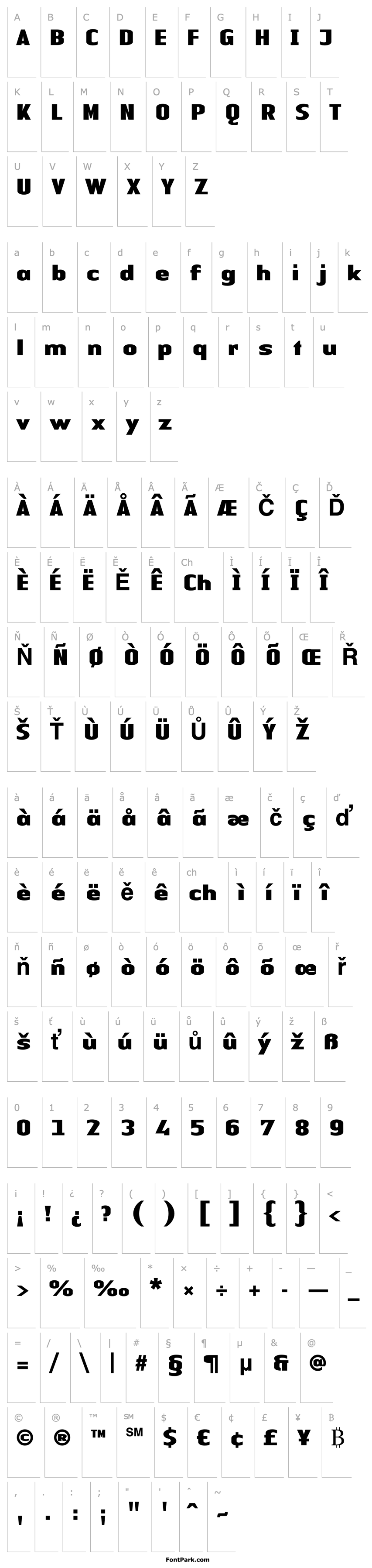 Overview Linotype Authentic Sans Black