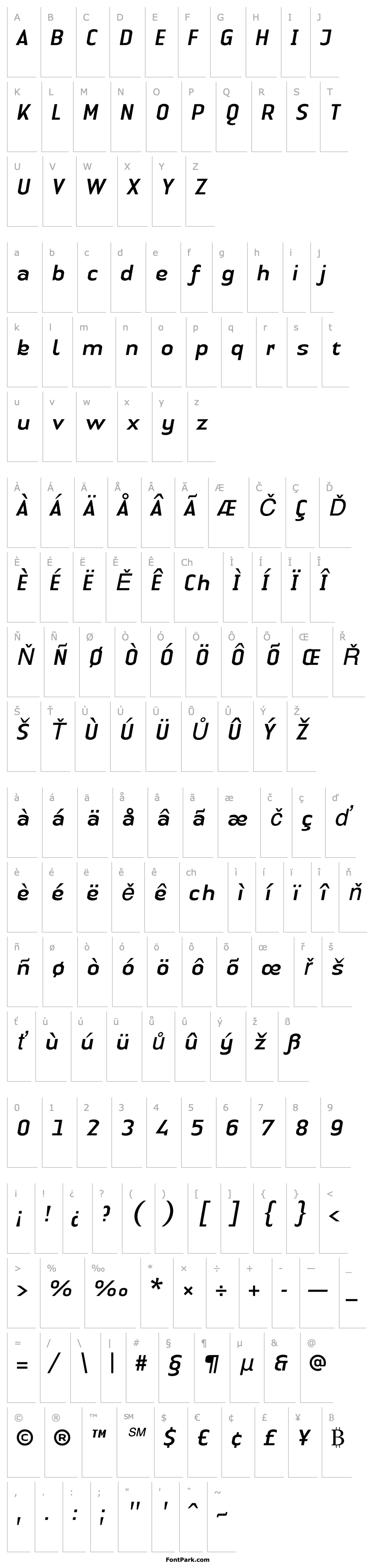 Overview Linotype Authentic Sans Italic