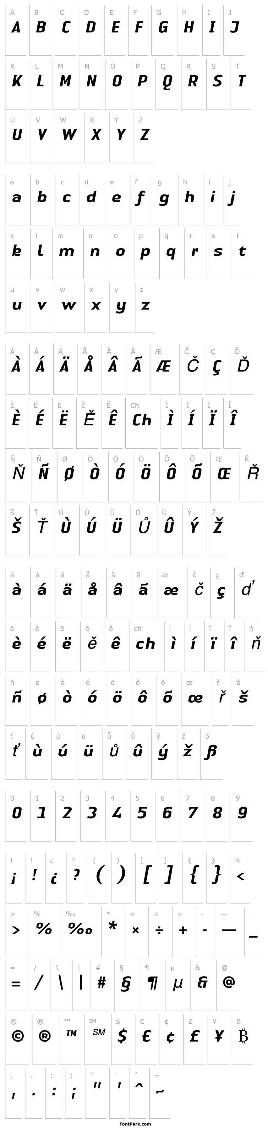 Overview Linotype Authentic Sans MediumItalic