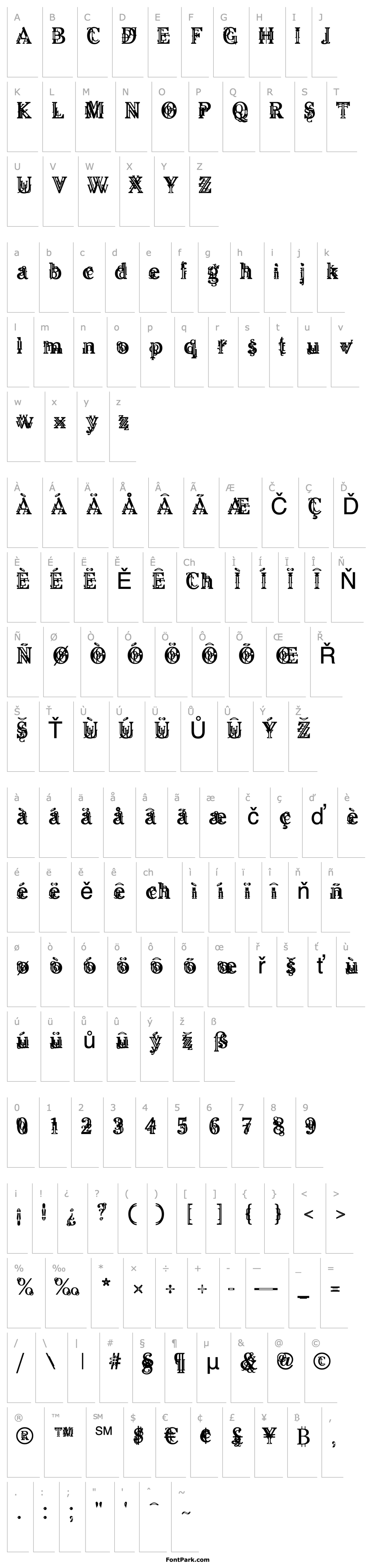 Overview Linotype Barock