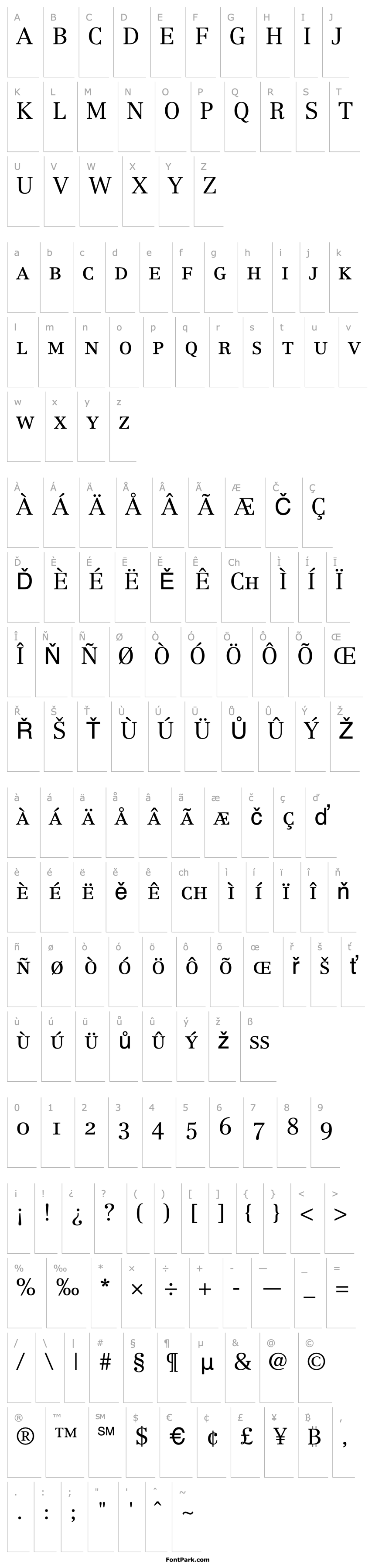 Overview Linotype Centennial 45 Small Caps & Oldstyle Figures