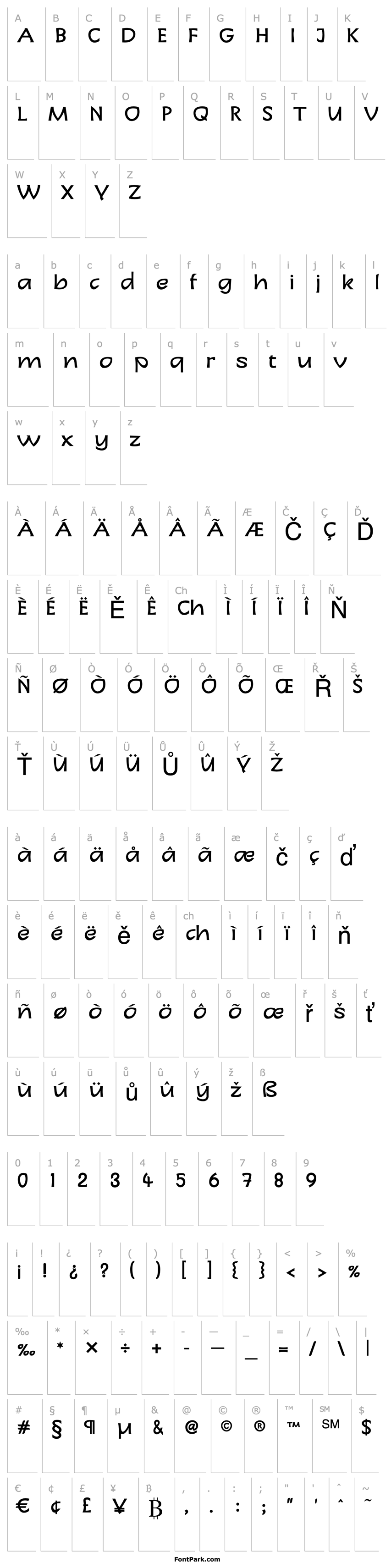 Přehled Linotype Charon Medium