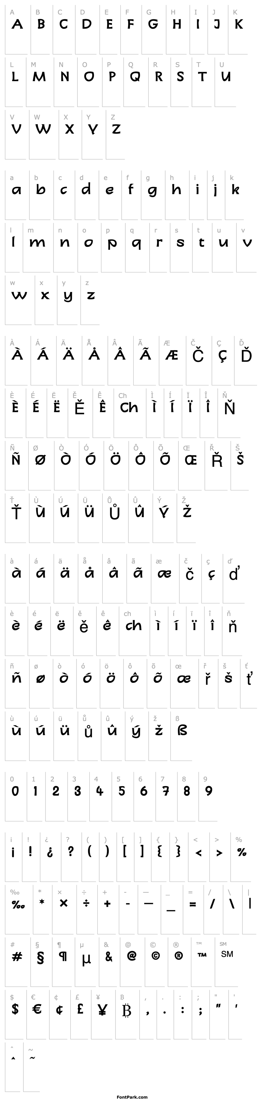 Overview Linotype Charon Semibold