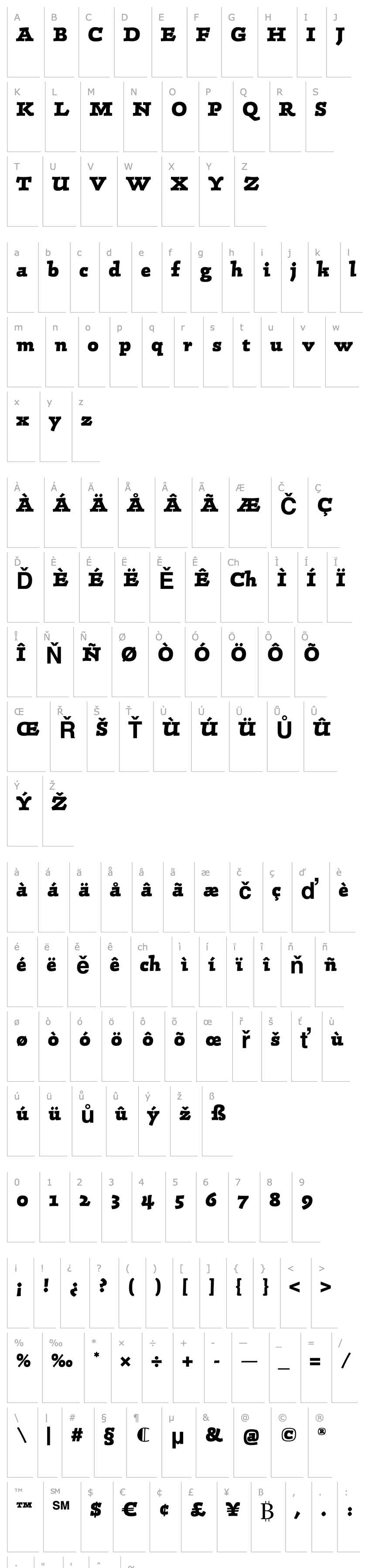 Přehled Linotype Conrad ExtraBold