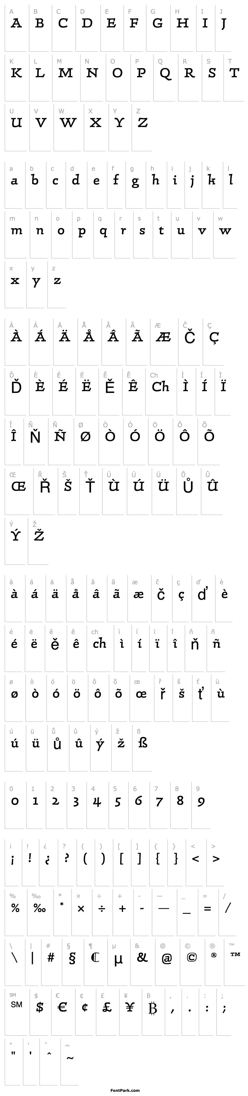 Overview Linotype Conrad Regular