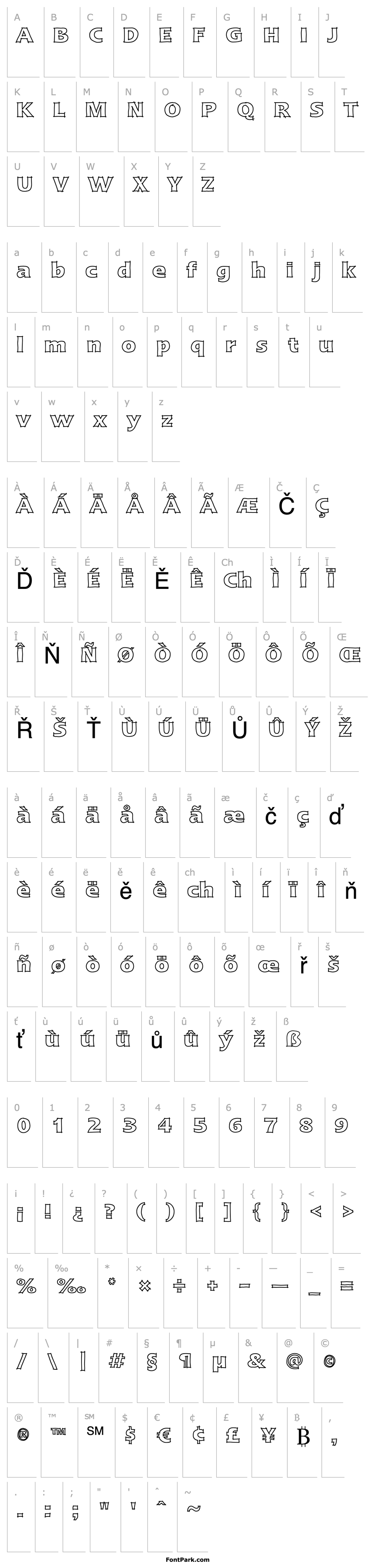 Overview Linotype Ergo Sketch