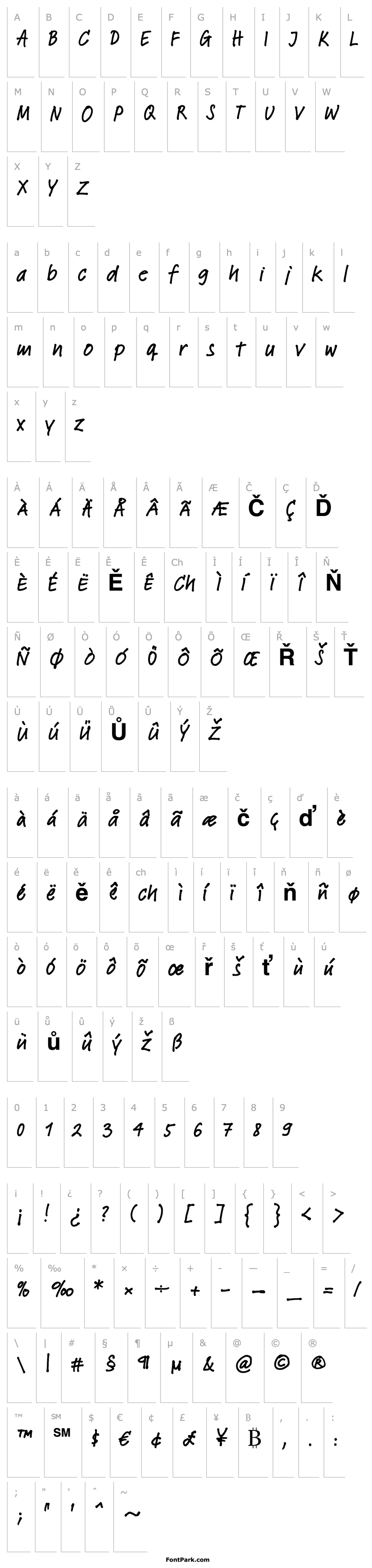 Overview Linotype Feltpen Medium