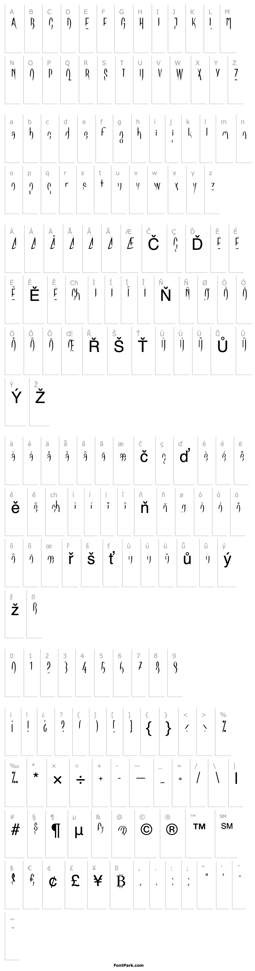 Overview Linotype Flamingo