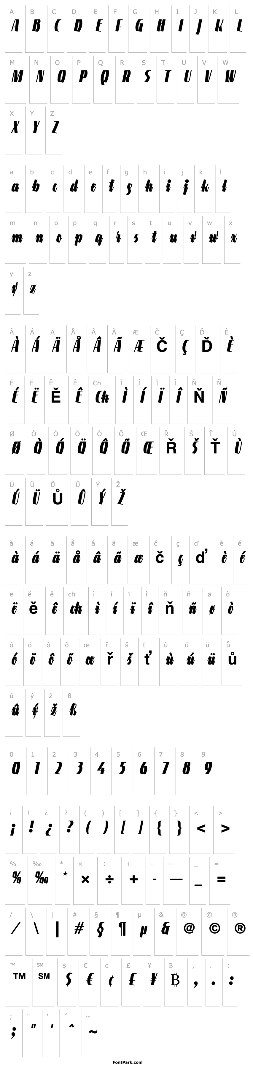 Overview Linotype Gneisenauette Black