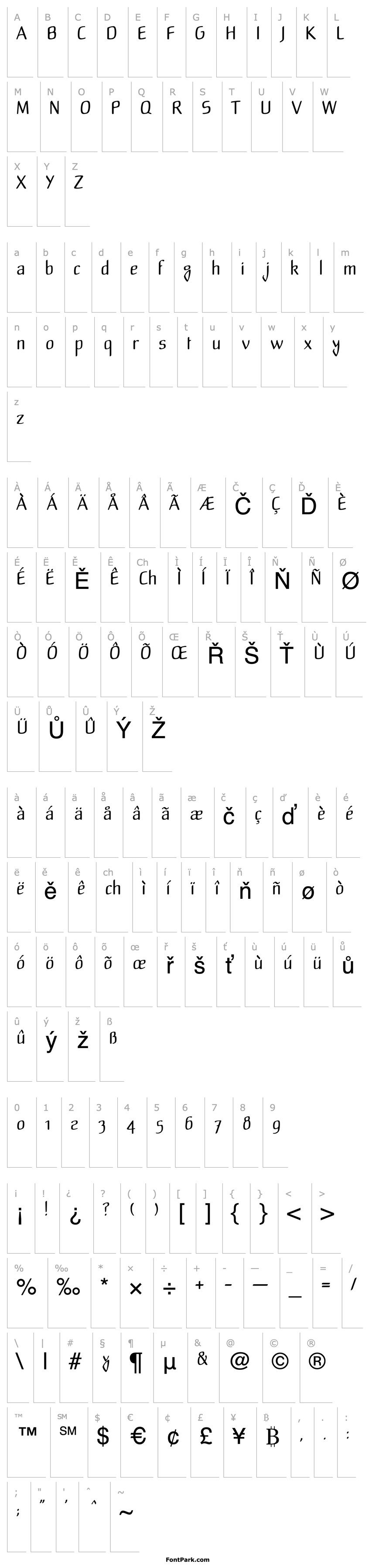 Overview Linotype Mild