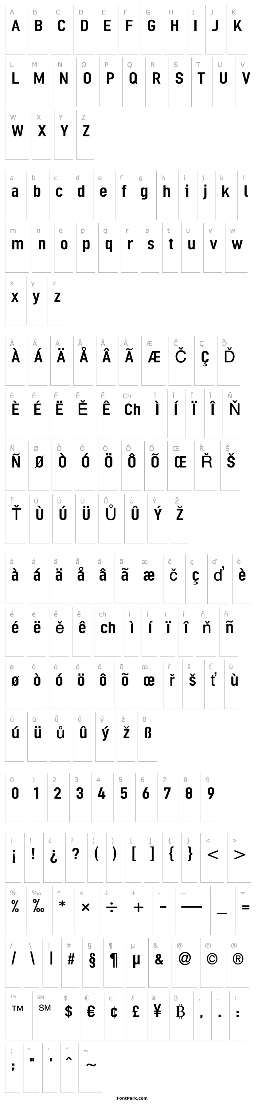 Overview Linotype Ordinar Regular