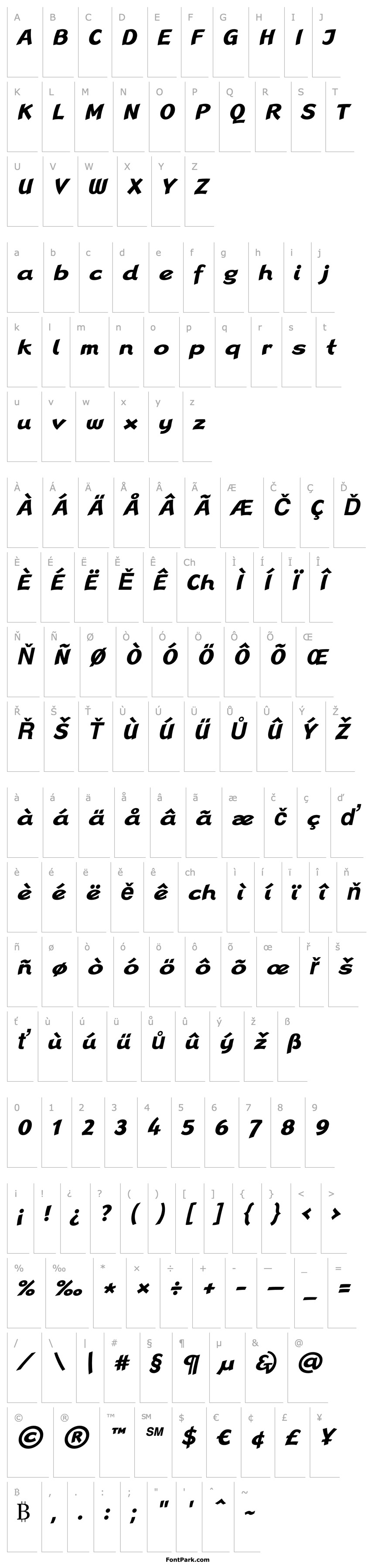 Overview Linotype Rana Bold Italic